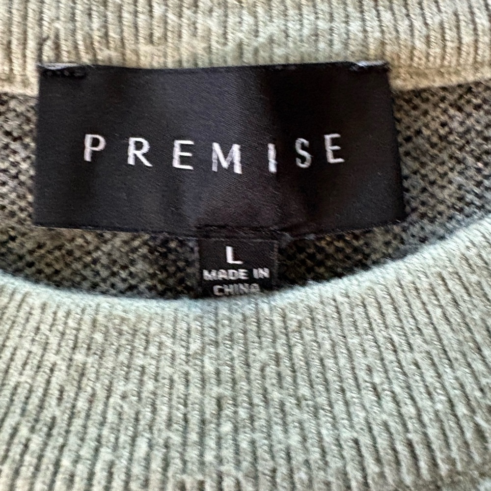 🧿PRICE FIRM🧿 PREMISE Mint Green Polka Dot Sweater - Picture 6 of 10